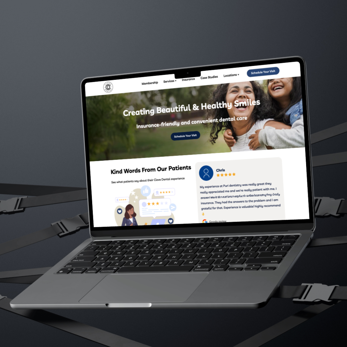 Clove Dental Apps and website